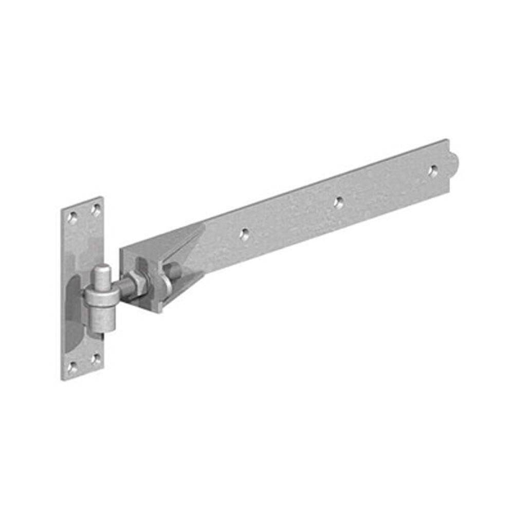 Adjustable Band & Hook on Plate Hinges - Galvanised (600mm/24